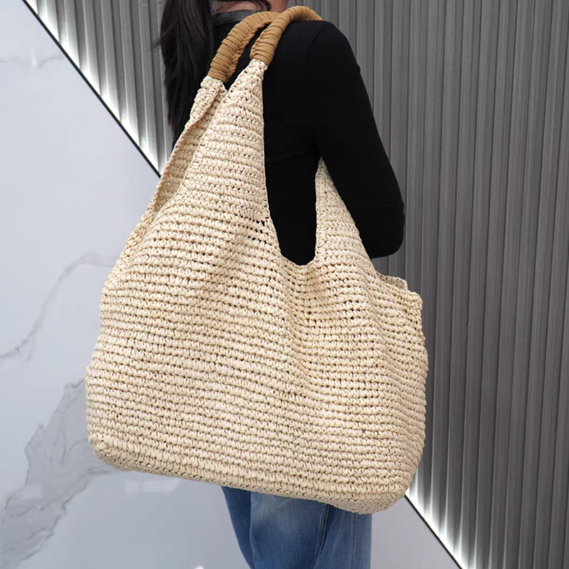 Women'S Raffia Bags - Sac fourre-tout pour femme de grande