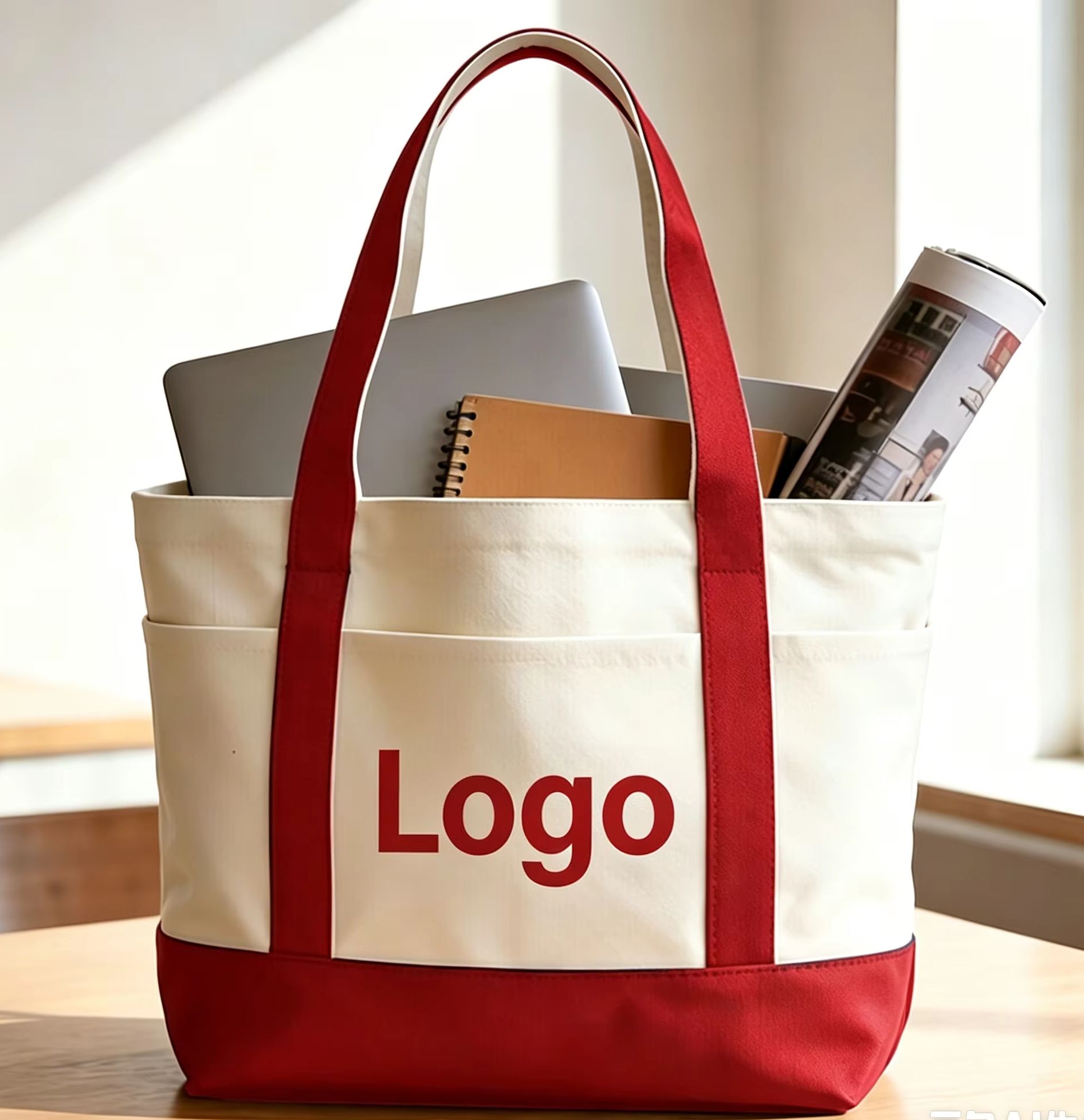 Women Bags Company - Sac fourre-tout en toile personnalisé avec