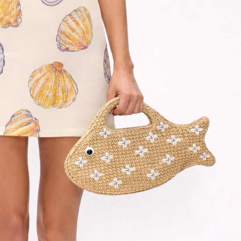 Sac en paille de raphia tressé - Women'S Raffia Bags avis et prix