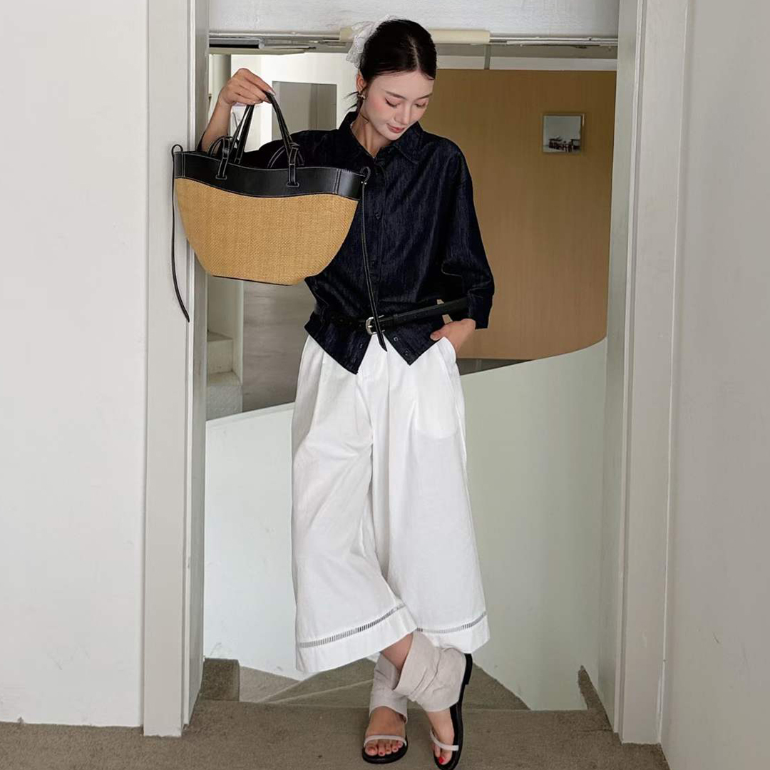 Sac fourre-tout en cuir vérita - Women'S Raffia Bags avis et prix